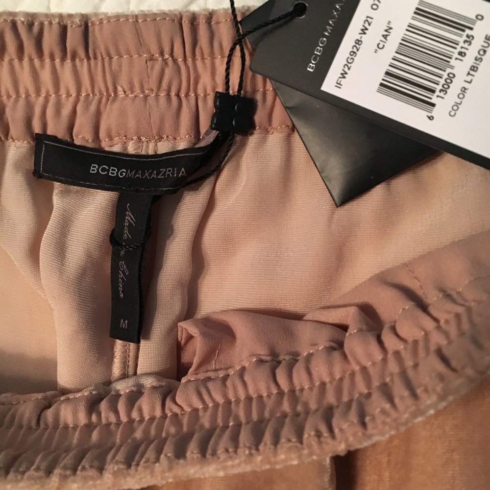 BCBG MAX AZRIA VELVET JOGGERS PANTS NWT - Picture 6 of 8